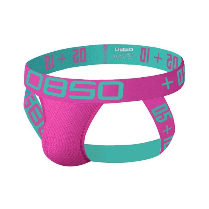 Cotton Jockstrap Mens Underwear Fuchsia