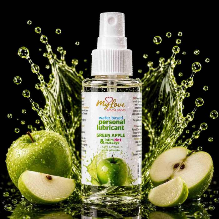 MyLove Aroma Series Intim&Massage 2in1 Πράσινο Μήλο 50ml