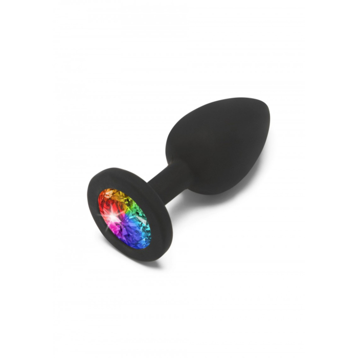 Πρωκτική Σφήνα Rainbow Booty Jewel Butt Plug - Small