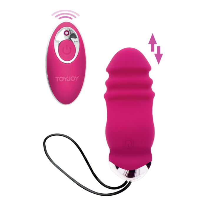 Toy Joy Sunny Side Up and Down Remote Control Vaginal Egg - Φούξια Δονούμενο Κολπικό Αυγό
