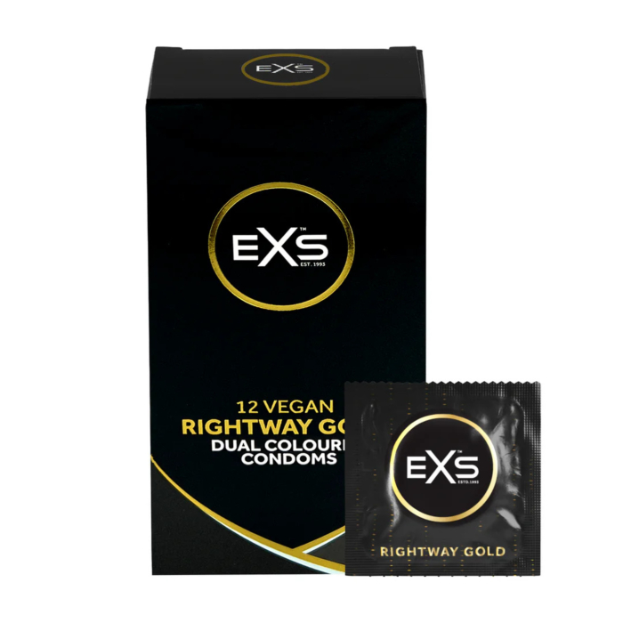 EXS Rightway Gold - Condoms- 12 Pieces