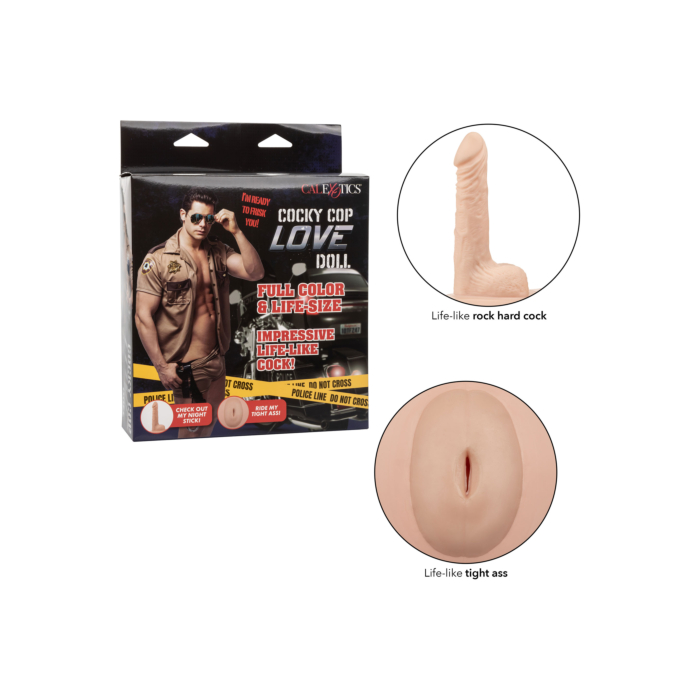 Inflatable Male Sex Doll - California Exotics Cocky Cop Love Doll