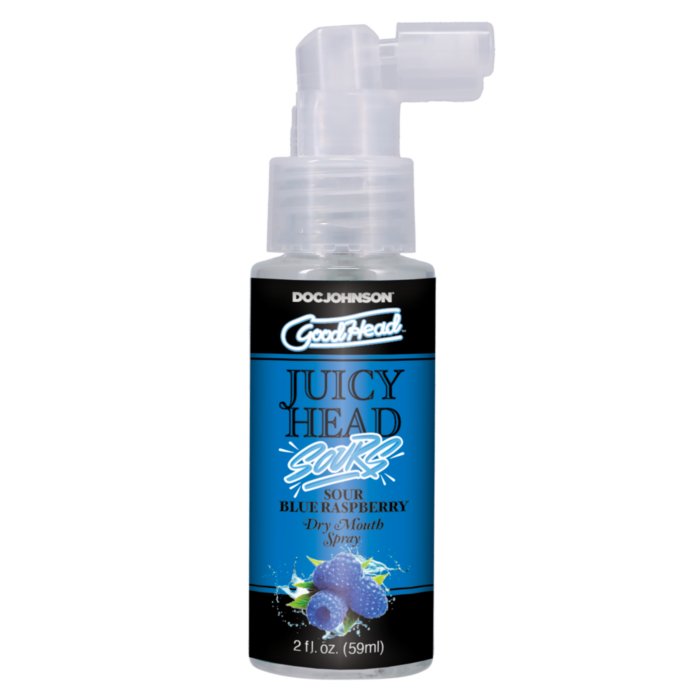 Juicy Head - Dry Mouth Spray - Sour Blue Raspberry - 2 fl oz / 60 ml