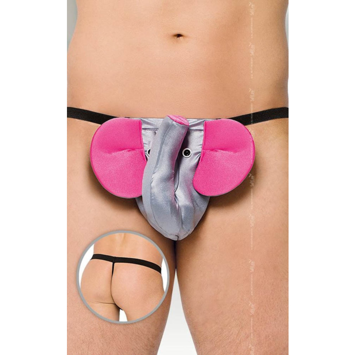Αντρικό εσώρουχο Thong 4445 - Silver SL