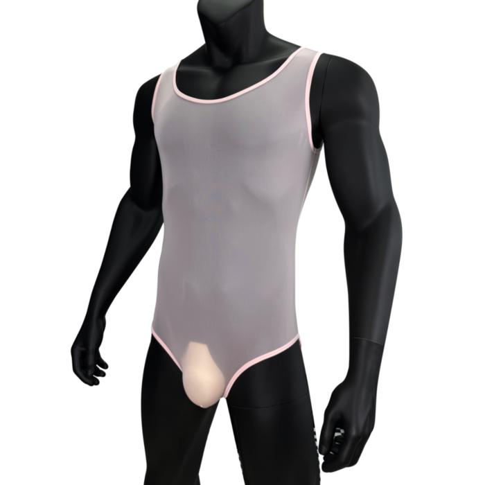 Mens Bodysuit Pink