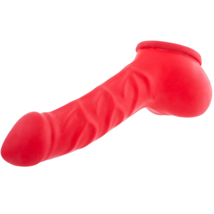 Προέκταση Πέους Latex Penis Sleeve Franz 14 cm - Κόκκινη