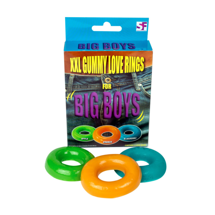 Δαχτυλίδια πέους φαγώσιμα Gummy Love Rings