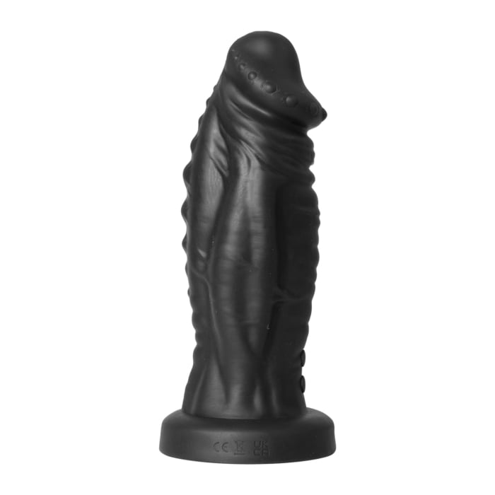 Hidden Desire Extreme Vibrating Devil Monster Dildo - Black