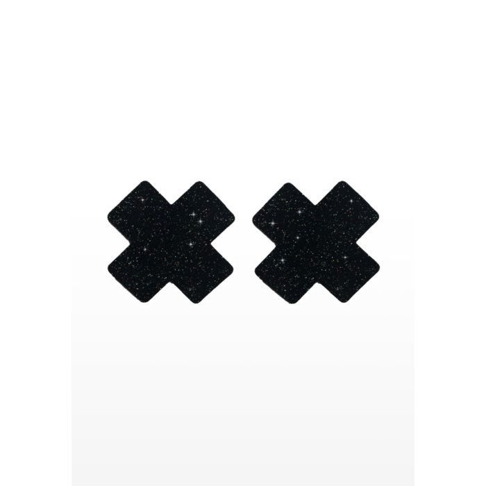 Αυτοκόλλητα - Καλύμματα Θηλών Nipple X Covers (Μαύρα)
