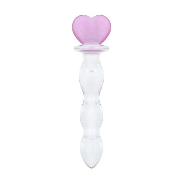 Gildo - No. 35 Glass Dildo Heart Shape - 18.8 cm