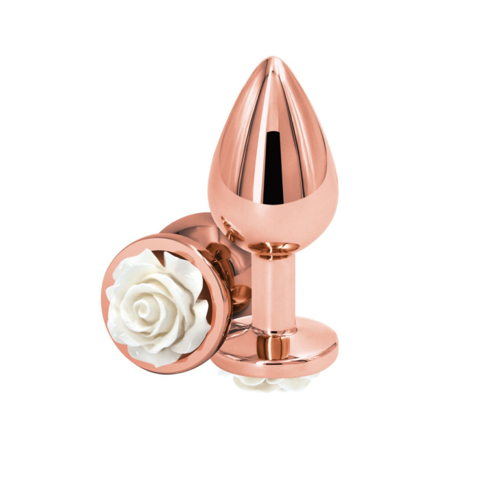 Πρωκτική Σφήνα NS Novelties White Rose - Medium 