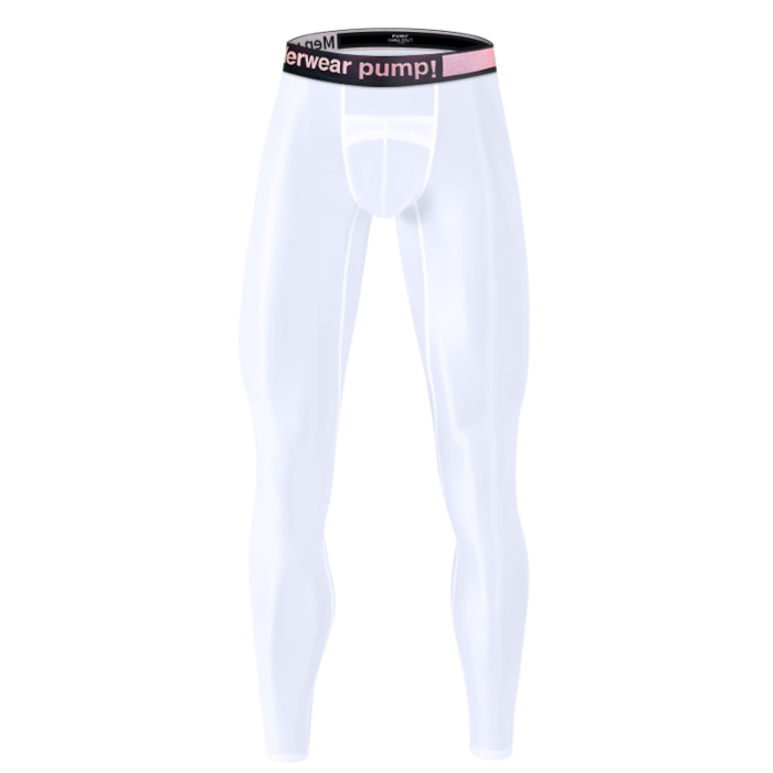 Nylon Made Mens Breathable Quick Drying High Performance Fit White