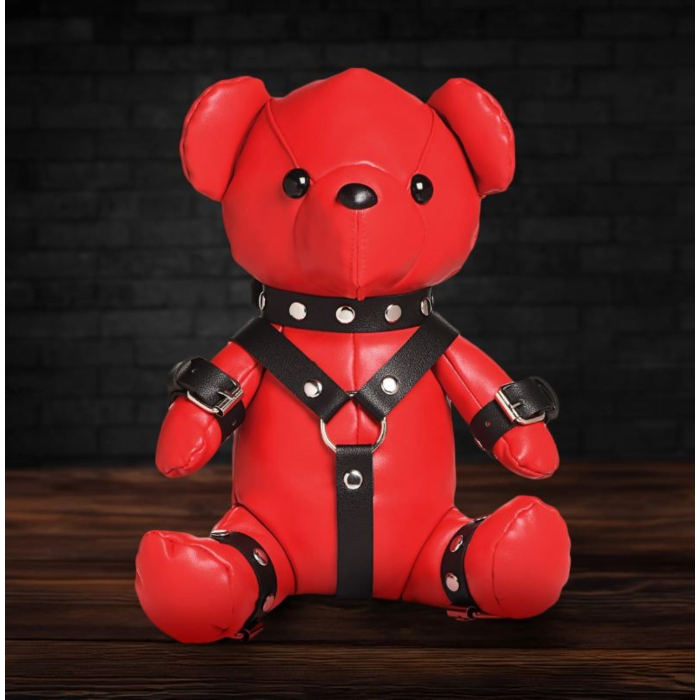 XR Brands Gimp Bear Plush - Red