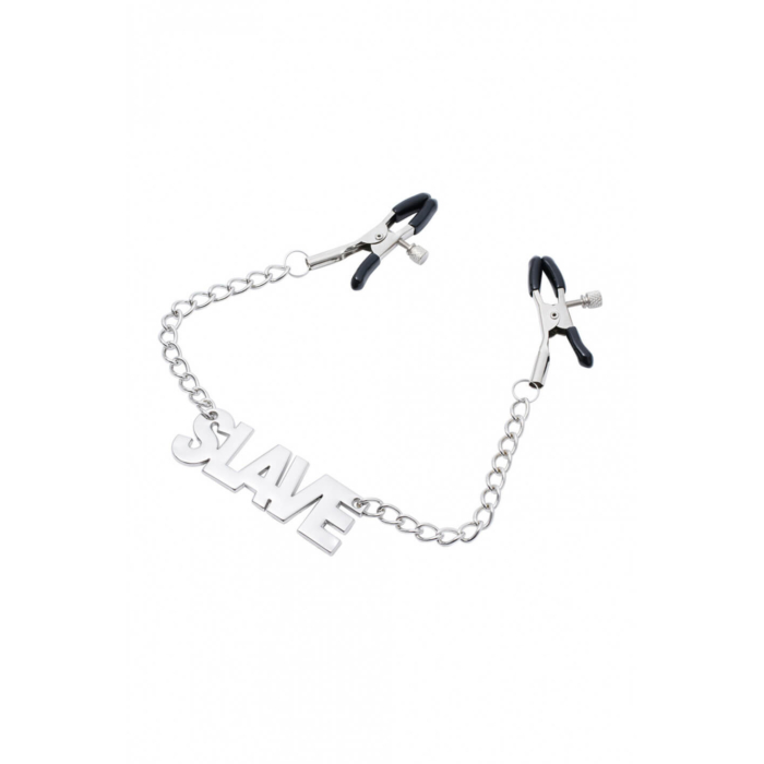 Κλιπσάκια Θηλών Slave Nipple Clamps με Αλυσίδα - Soiemio