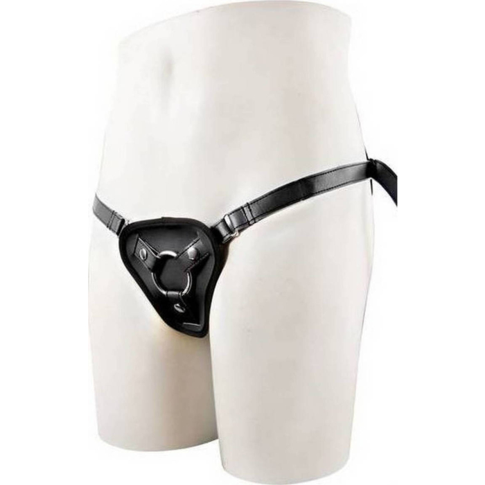 Nanma Strap-On Harness With Two Rings Black