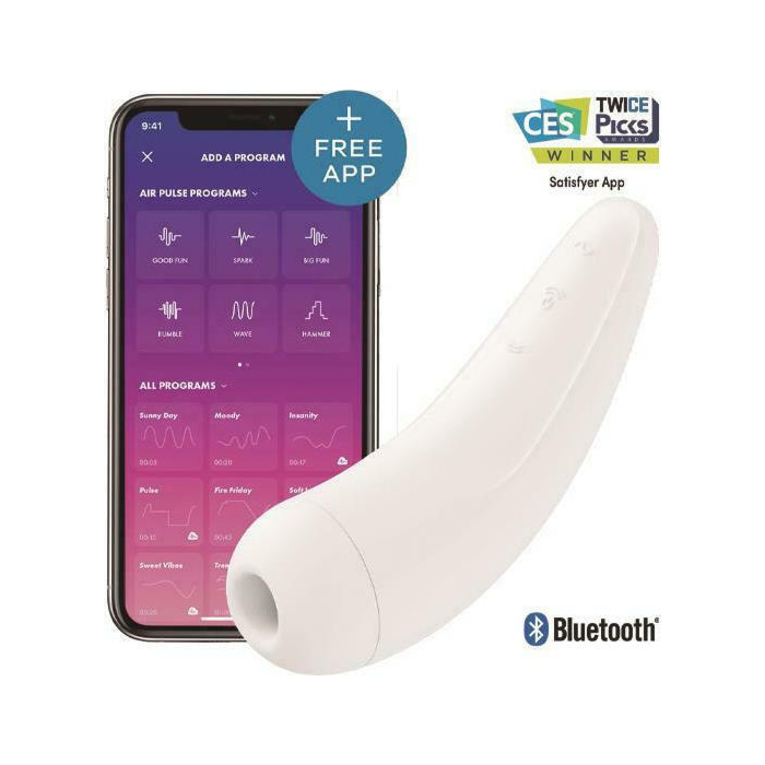 Satisfyer Curvy 2+ , Δονητής συμβατός με εφαρμογή