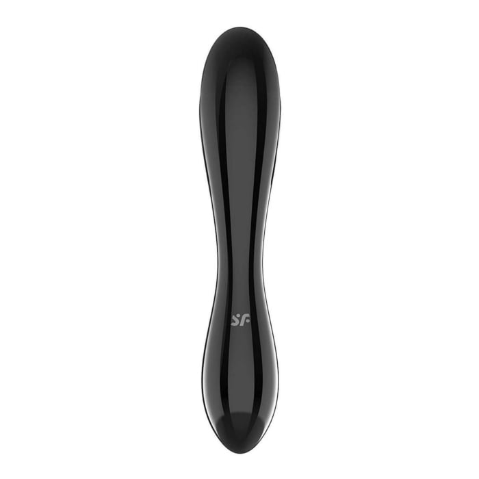 Satisfyer Dazzling Γυάλινο Dildo Μαύρο
