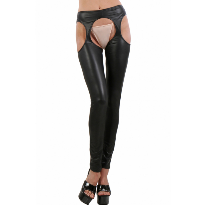 Wetlook Chaps Black