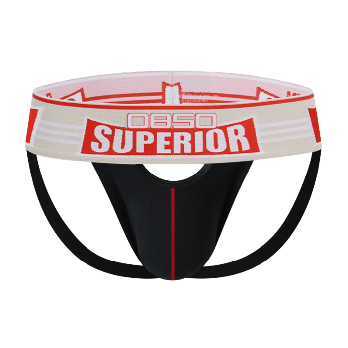 Sexy Men's Underwear Jock Strap Black