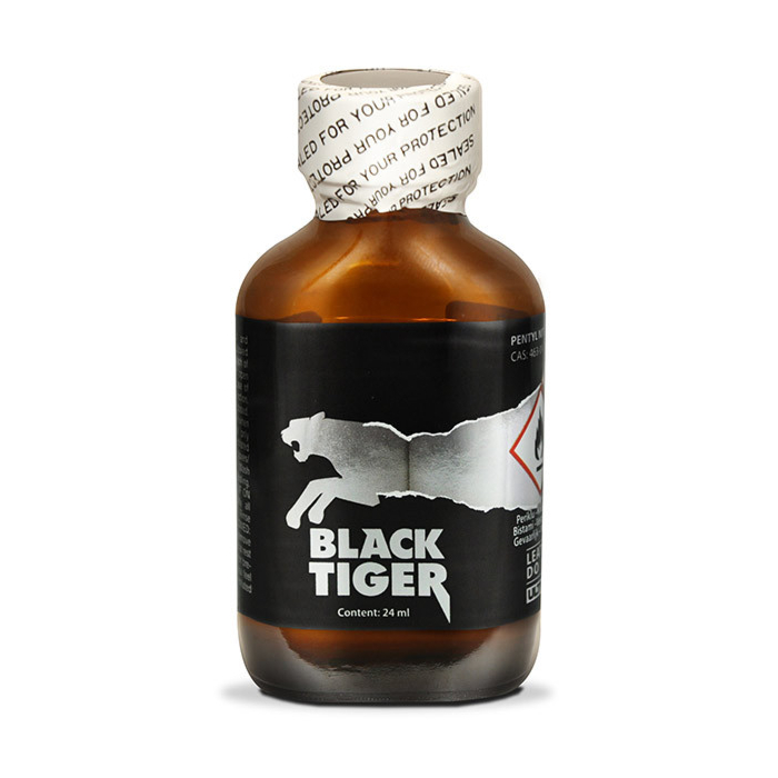 Leather Cleaner Poppers Black Tiger Silver 24ml