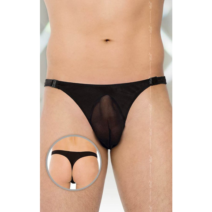 Αντρικό εσώρουχο Thongs 4502 - Black 