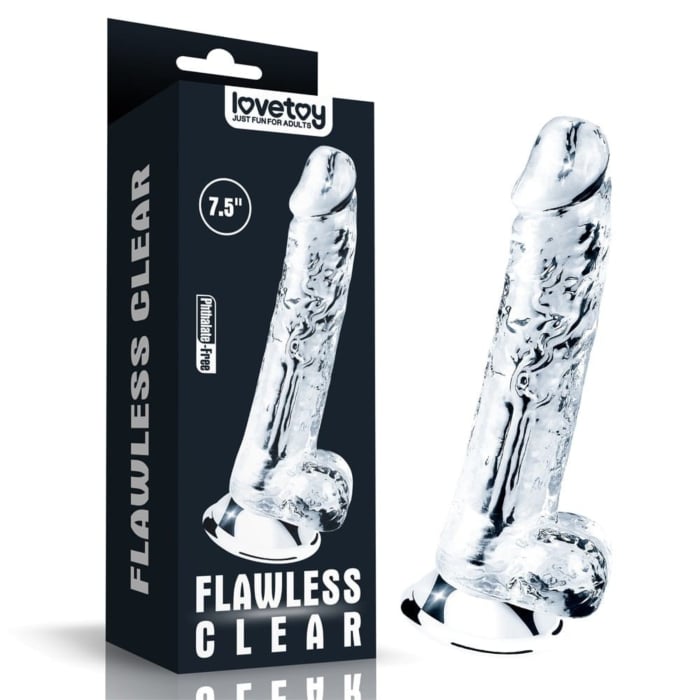 Lovetoy 7.5'' Flawless Clear Dildo