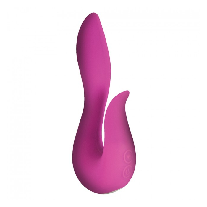 Δονητής Διπλής Διέγερσης- Nasstoys Infinitt Contoured Massager ρόζ