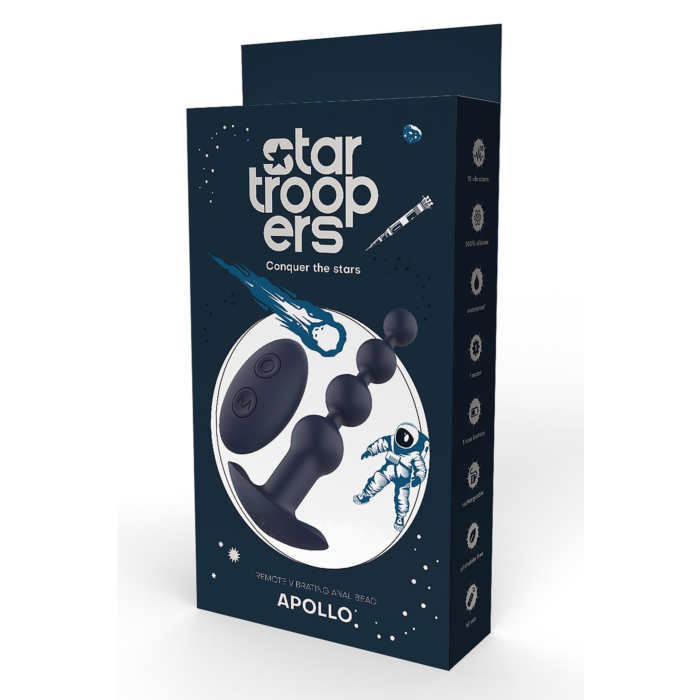 STARTROOPERS APOLLO REMOTE VIBRATING ANAL BEAD