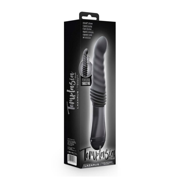 TEMPTASIA LAZARUS THRUSTING DILDO BLACK