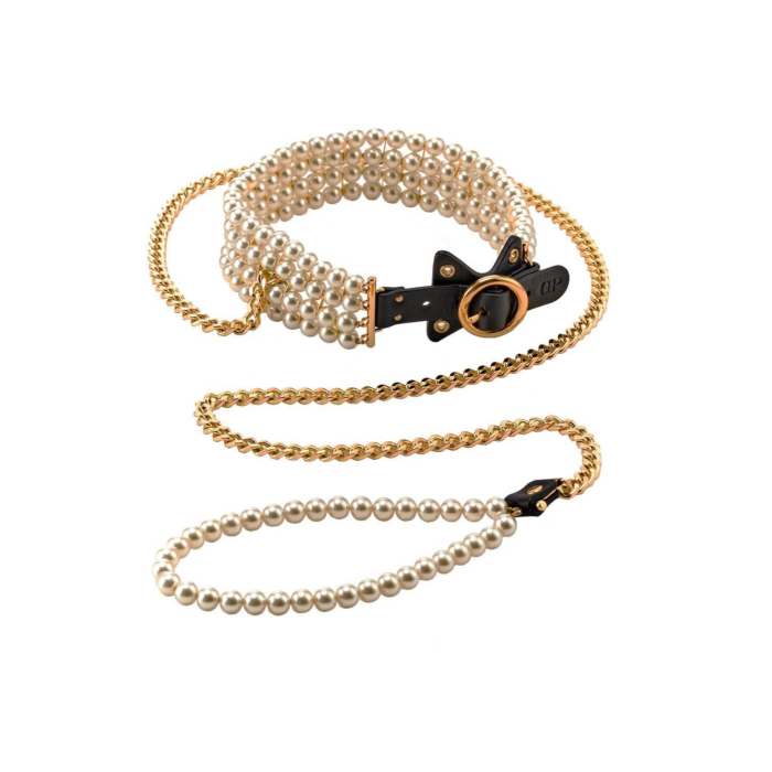 Guilty Pleasure Luminous Pearl Leash and Collar