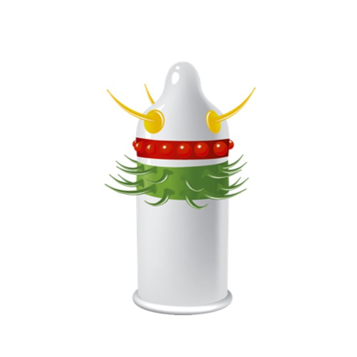 EGZO JOLLY ROGER STIMULATING CONDOM (24)