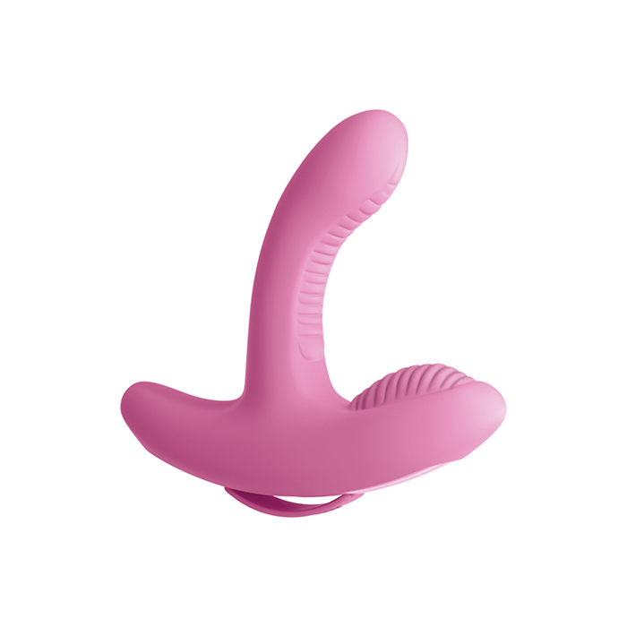 3SOME ROCK N GRIND SILICONE G-SPOT VIBRATOR PINK