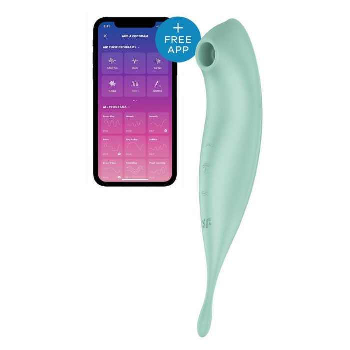 Twirling Pro Connect App - Mint Clitoral Vibrator