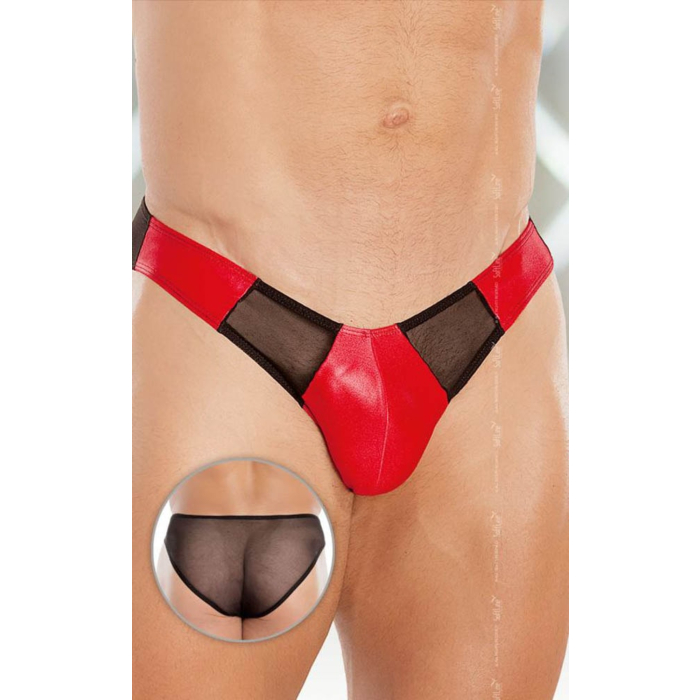 Men's underwear Thong 4466 - Red - M / L & XL