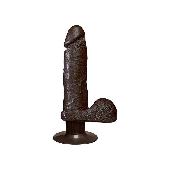 The Realistic Cock με Βεντούζα 6" Μαύρο