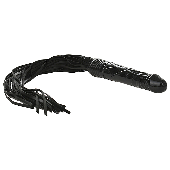 Ομοίωμα Πέους με Μαστίγιο Whip Tail Dildo 68 cm (Μαύρο) - Guilty Toys