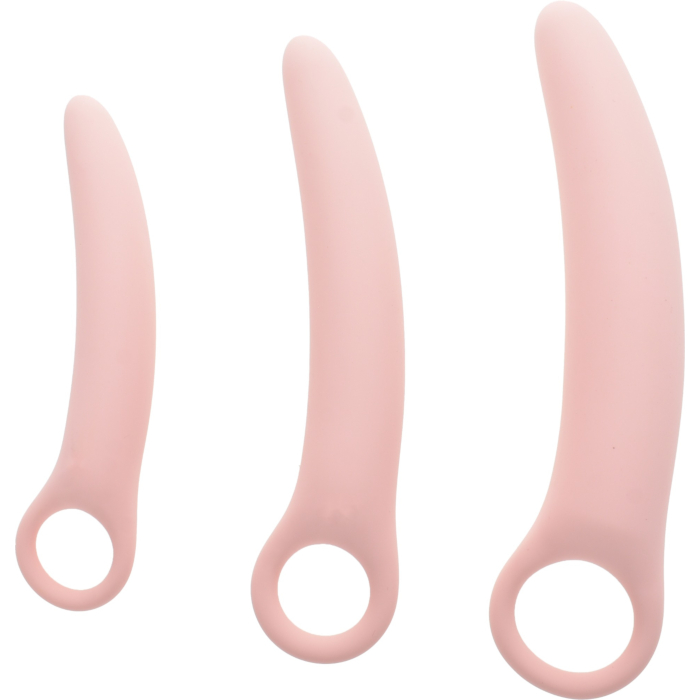 Σετ από 3 Ομοιώματα Πέους Super Flexible Dildo - Ροζ