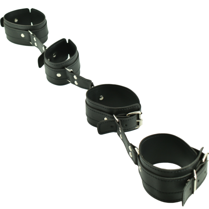 Bondage Δέστρες Χεριών και Ποδιών - Μαύρες