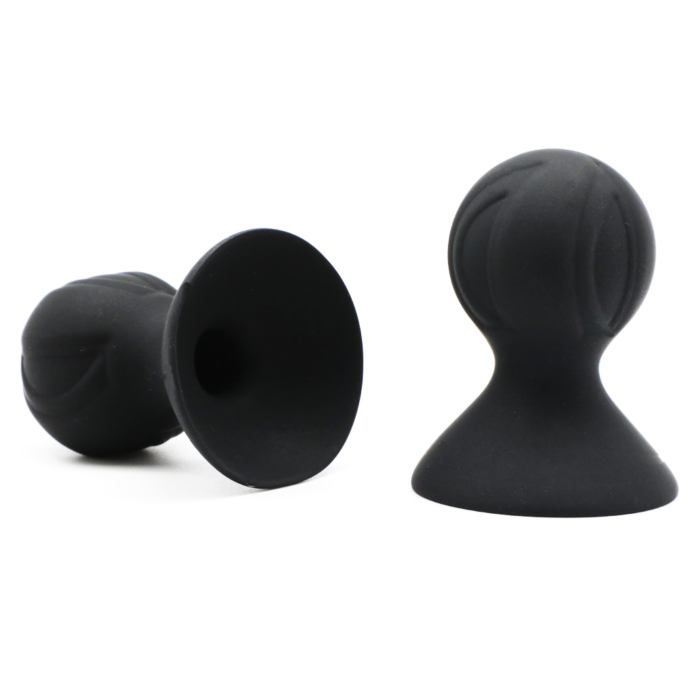 Βεντούζες Ρώγας Σιλικόνης Μαύρες (2 pcs)
