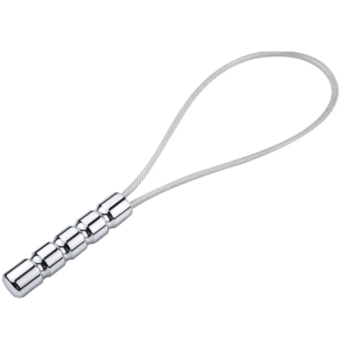 Metallic Tie, Silver