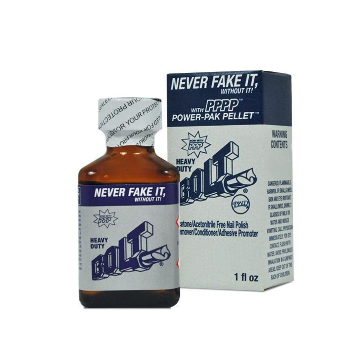 Poppers Leather Cleaner Heavy Duty Bolt EU Formula 30ml Propyl