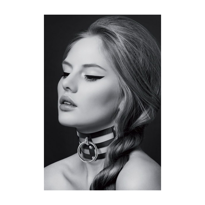 Wide Black Fetish Necklace