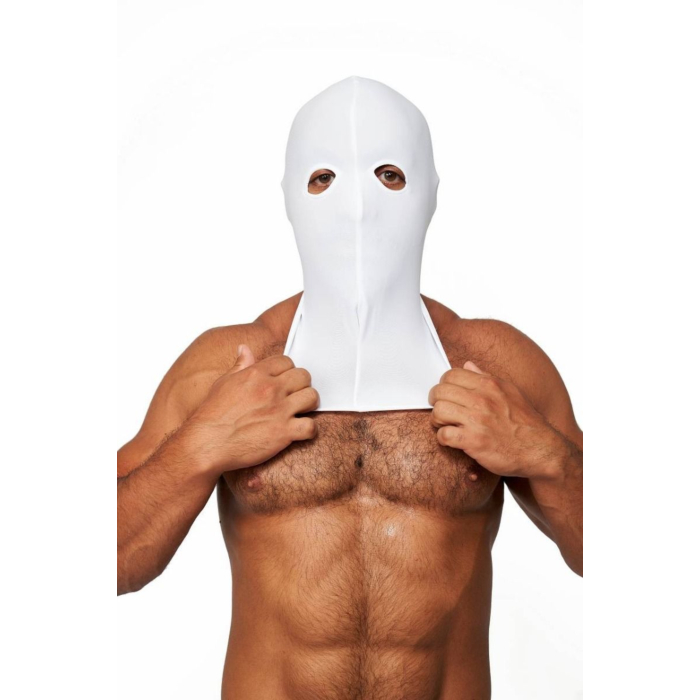 Mister B Lycra Hood Eyes Open Only White