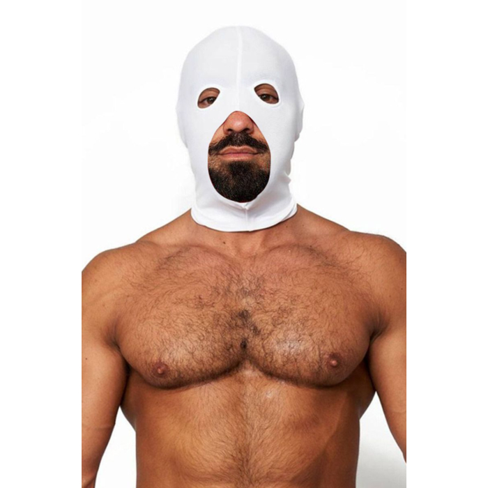 Mister B Lycra Cocksucker Hood White