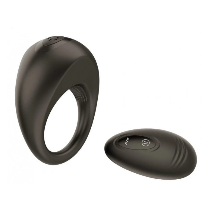 Silicone Remote Control Luxury Penis Ring with 10 Vibration Modes, USB