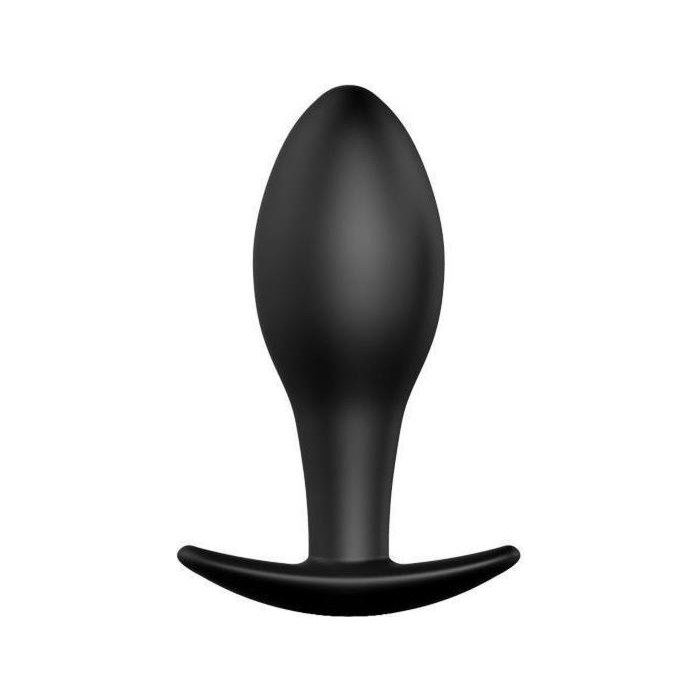 Pretty Love Silicone Butt Plug Black 8,5cm