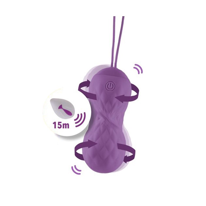Δονητής εσώρουχου -FeelzToys - Remote Controlled Motion Love Balls Twisty