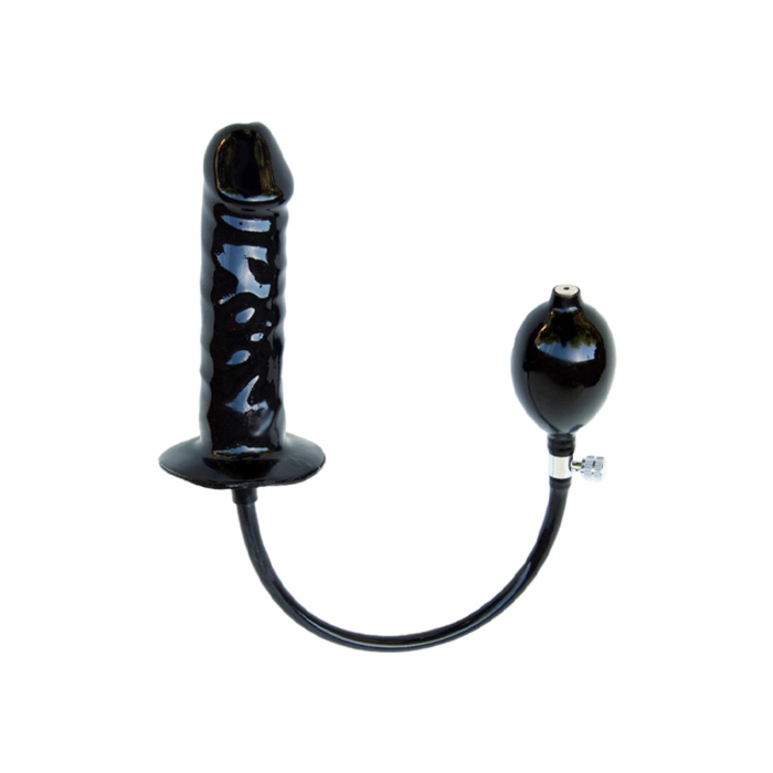 Mister B Φουσκωτό Ομοίωμα Πέους Butt Plug 16 cm - Μαύρο M