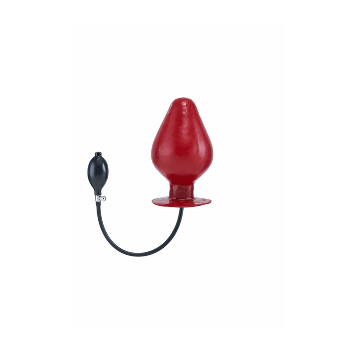 Inflatable Vortex Anal Plug - Red XL