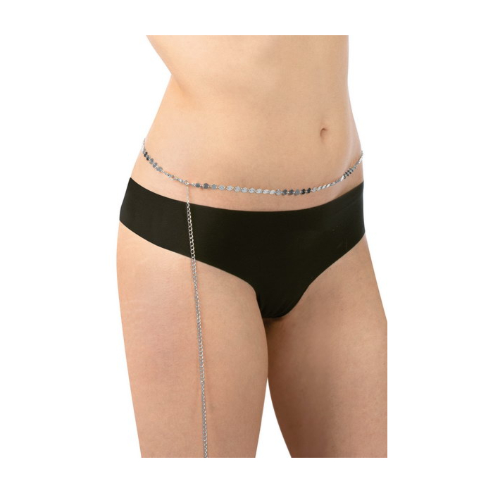 Silver waist chain